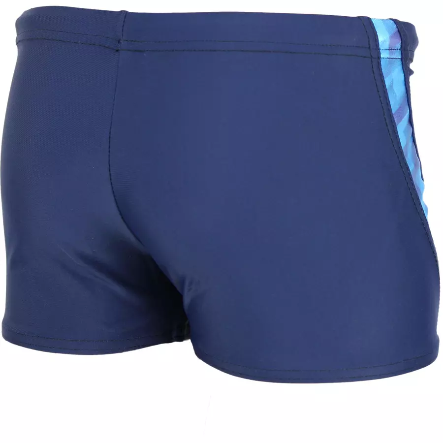 Aquarti Jungen Schwimmhose Kontrastfarbige Einsätze dunkelblau