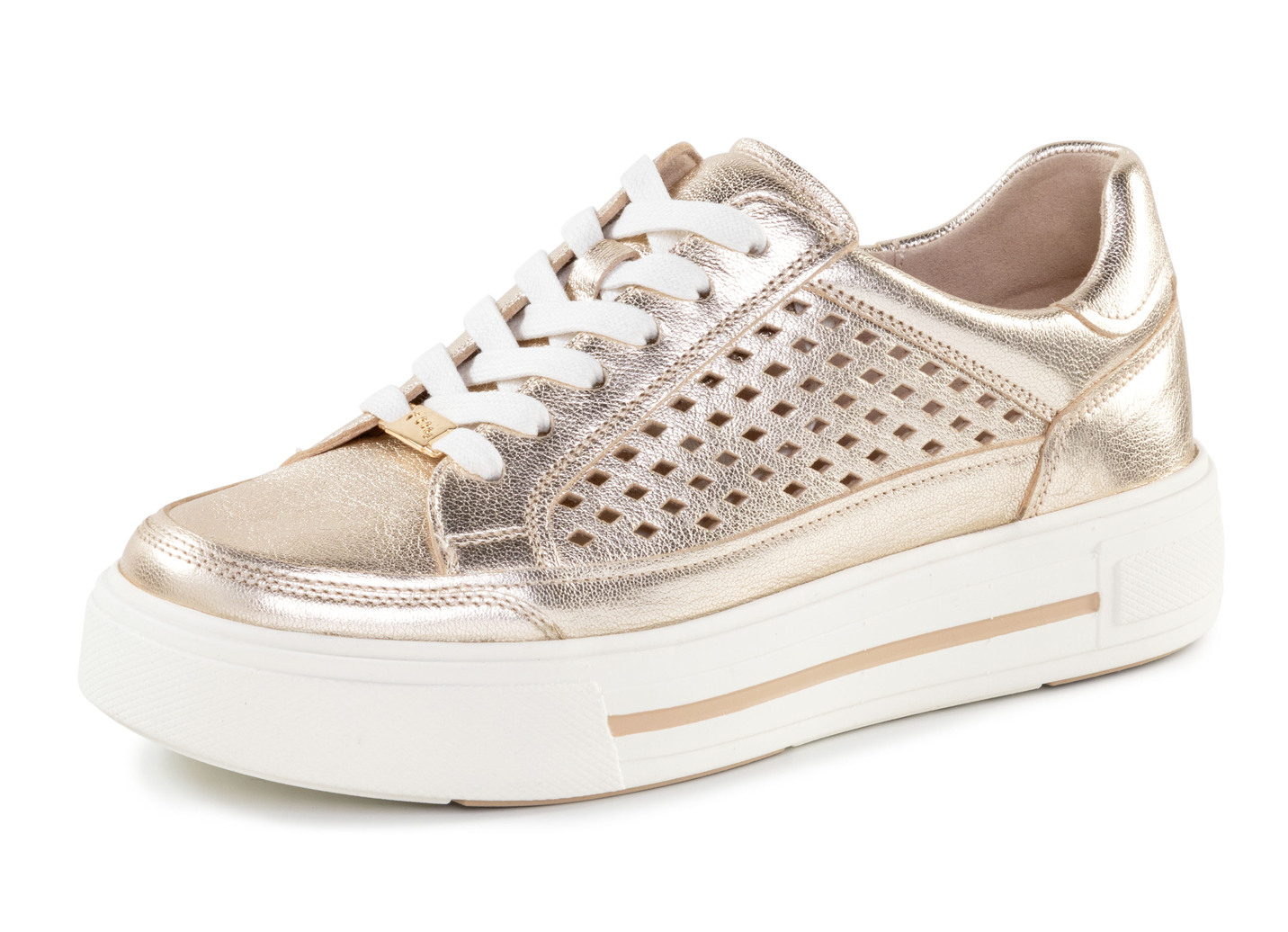 ELENA EDEN Sneaker aus Nappaleder mit luftiger Perforation
