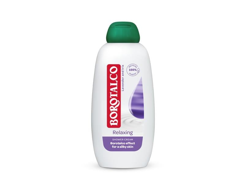 Borotalco Duschcreme Entspannend 250 ml Duschcreme mit beruhigendem Lavendel- und Irisduft