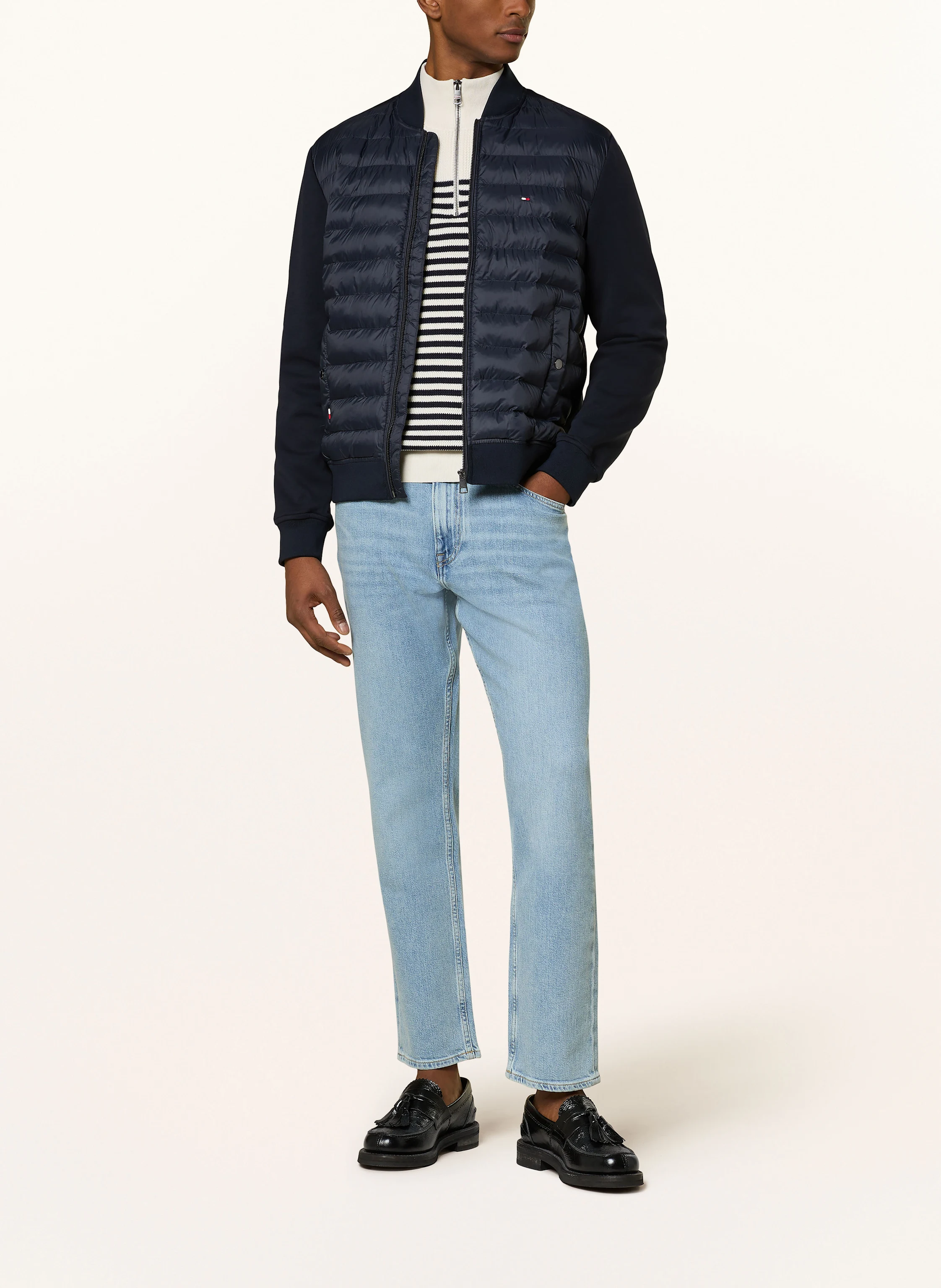 TOMMY HILFIGER Blouson im Materialmix