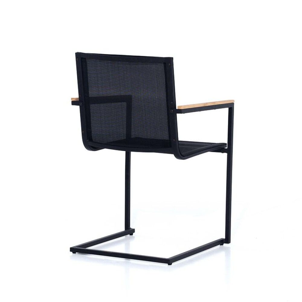 SPISEGRUPPE SENSUM SKURU BORD + 6 STOLER SVART