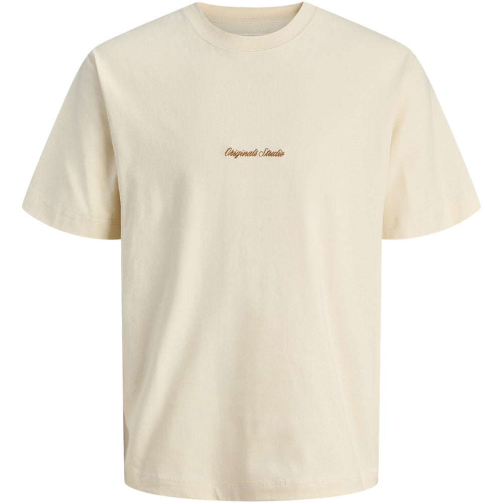 Køb Jack & Jones Junior Antique White Jornorrebro Emb Tee Ss Cn Noos Jnr