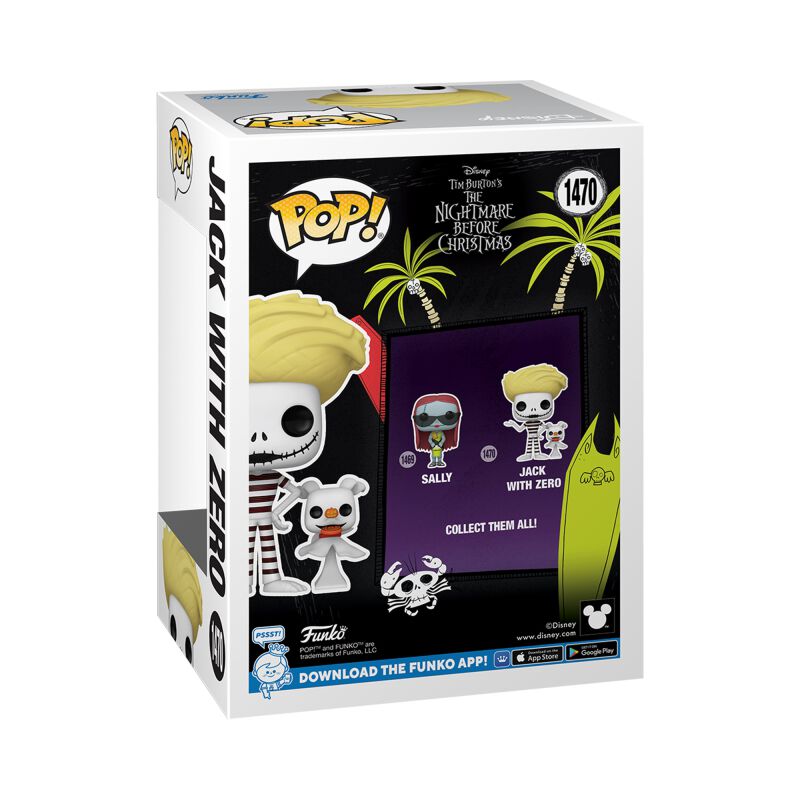 Jack avec Zero - Funko Pop! n°1470 | L'Étrange Noël De Monsieur Jack Funko Pop!