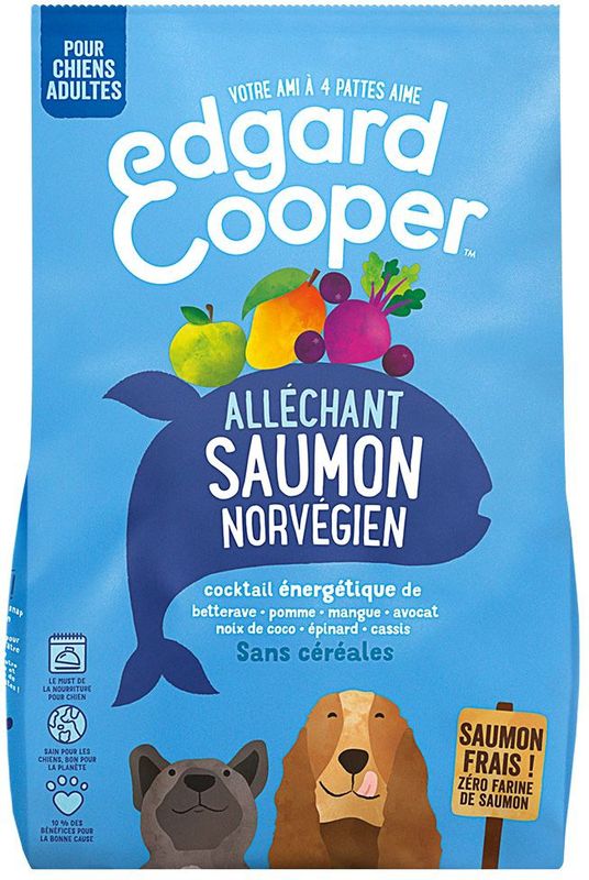 Edgard & Cooper - Adult - Droog Hondenvoer - Zalm - 2x12kg - Graanvrij