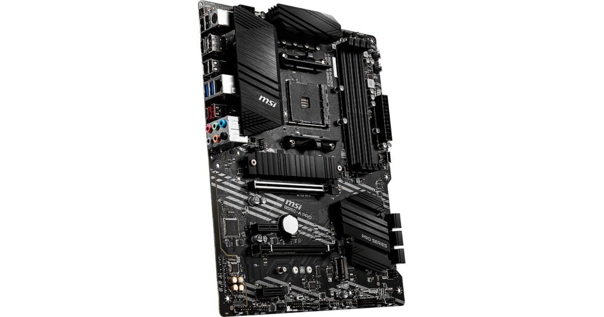 MSIB550-A PRO socket AM4 moederbord  (Zwart, RAID, Gb-LAN, Sound, ATX, Tweedekans)