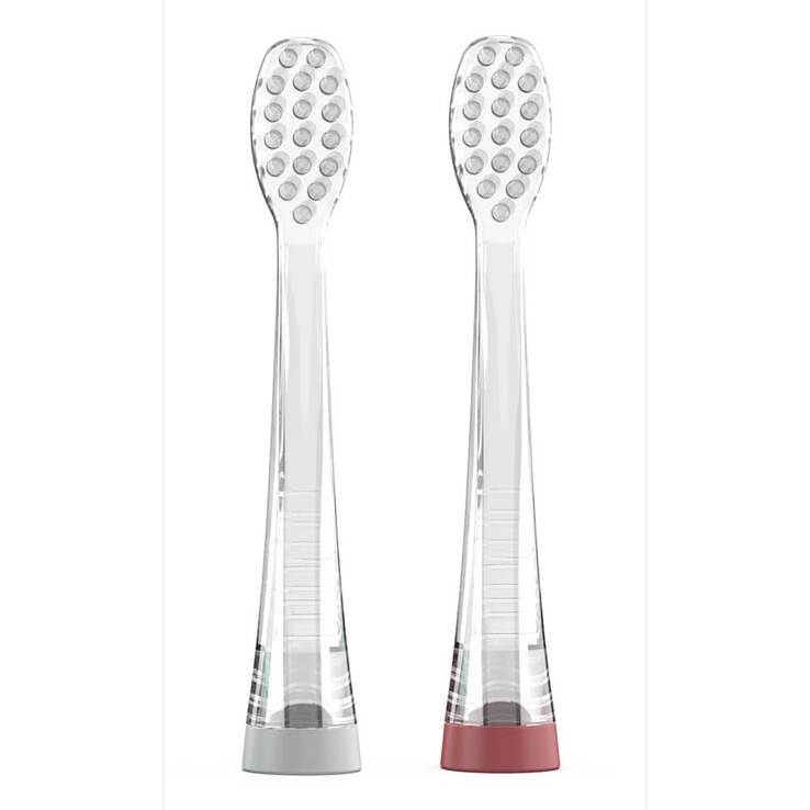 Nuvita Ersatzbürstenköpfe Sonic Clean & Care Größe M, 2 St