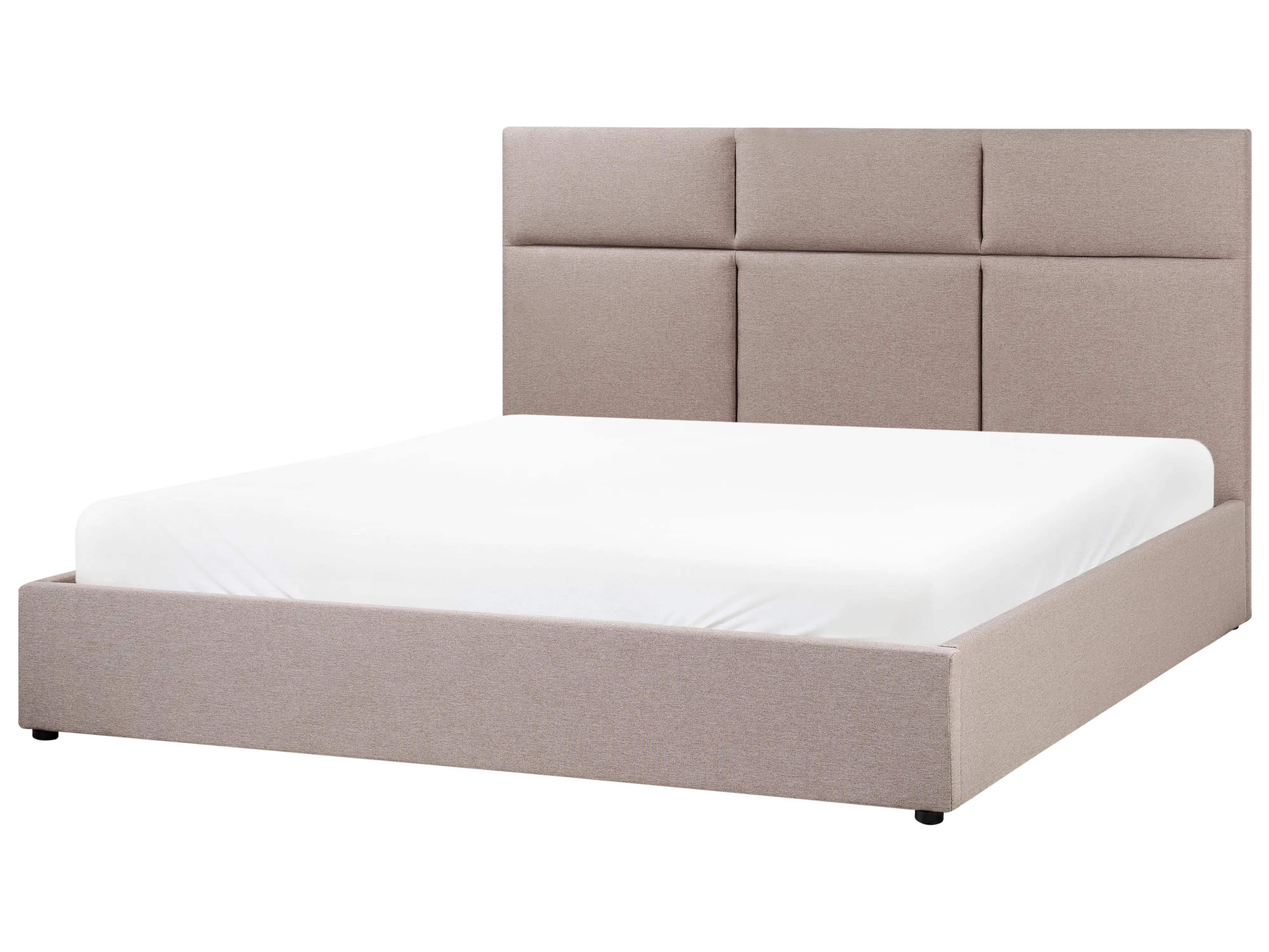 Bed met opbergruimte Stof LAGORD 180 x 200 cm Taupe