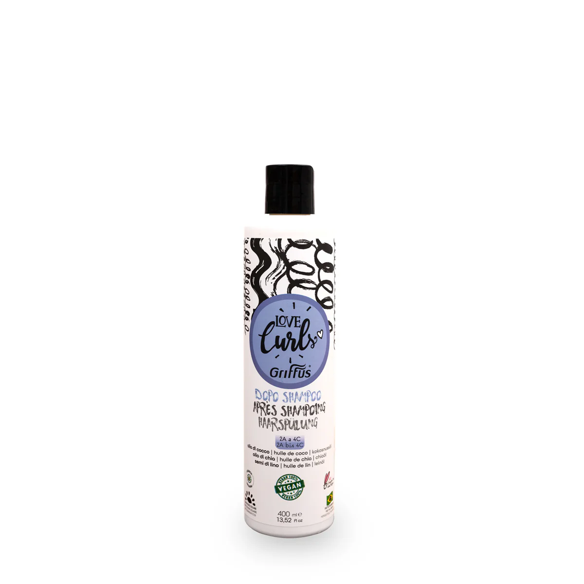 Après-shampoing Cheveux bouclés Love Curls 400ml