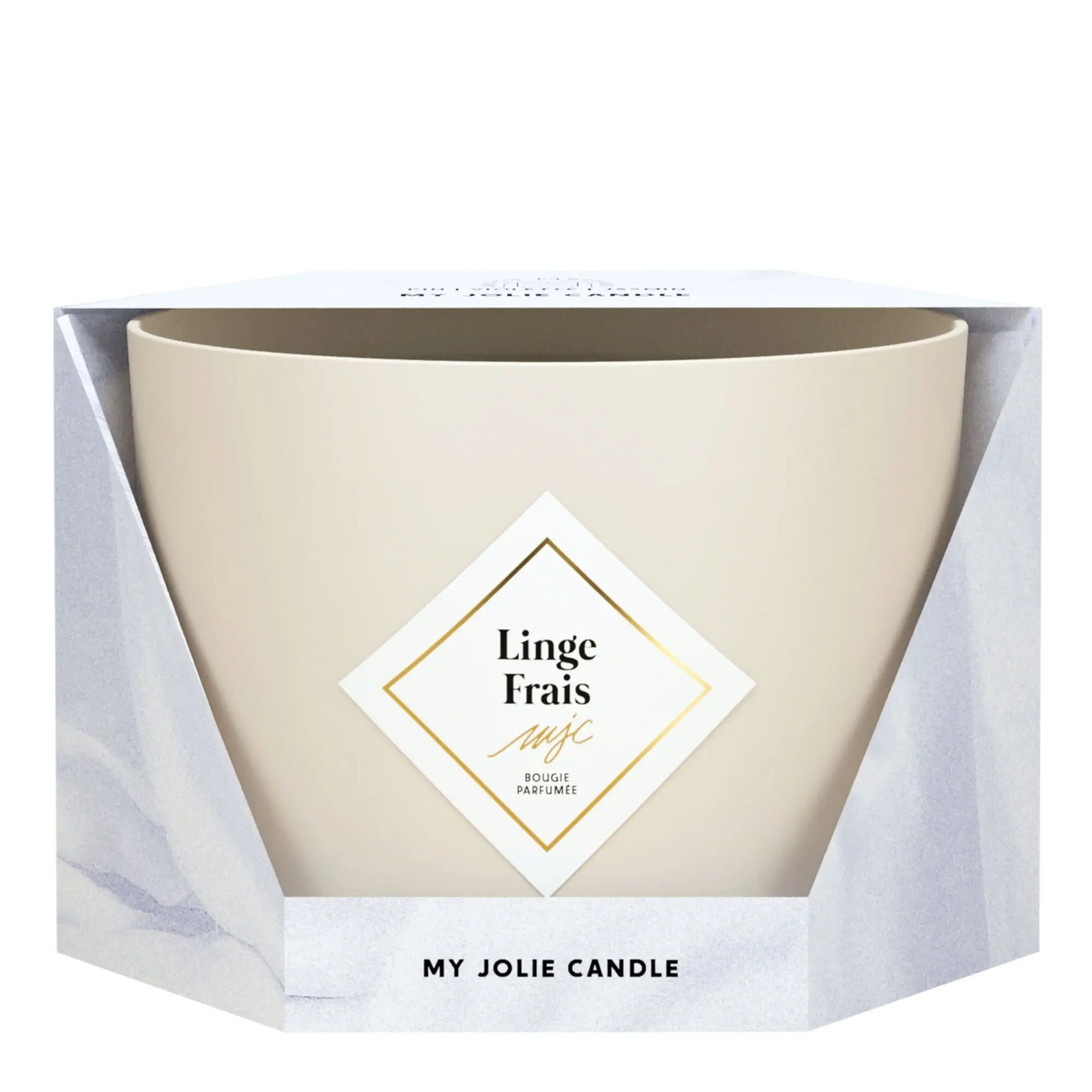 My Jolie Candle - Les Généreuses - Bougie Parfumée Linge Frais 350g - Bougie