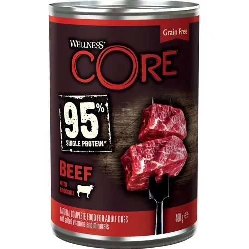 CORE 95 Beef/Broccoli 400g - (6 pk/ps)