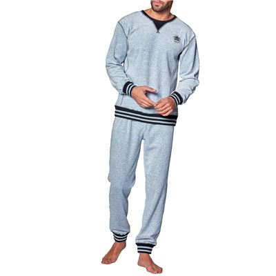 Pyjama homme velours style jogging