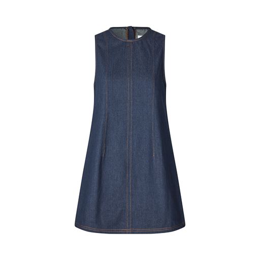 Global Funk Libby-G Spencer Kjole, Dark Unwashed Denim, M