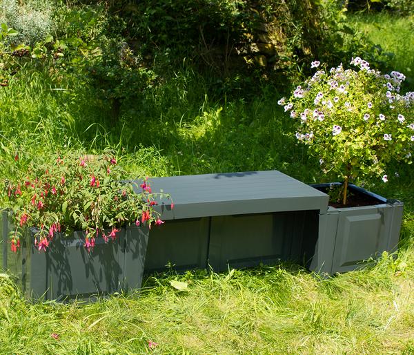 KHW Kunststoff-Gartenbank Berlin