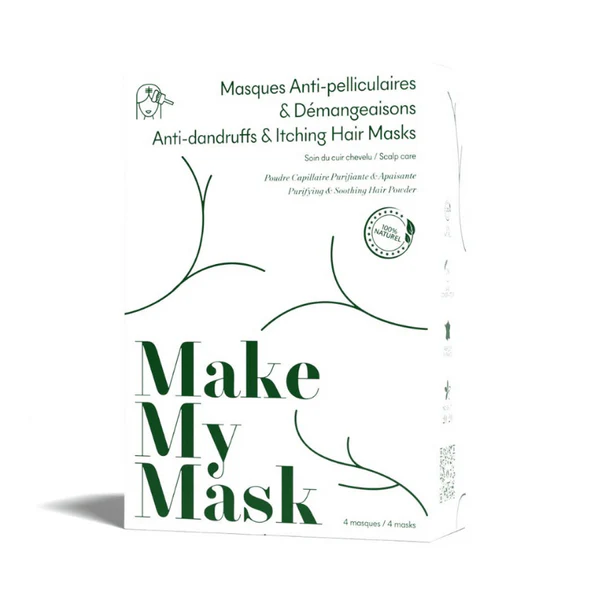 Make My Mask Masque Anti-Pelliculaire & Démangeaisons - Pack de 4 Pack de 4