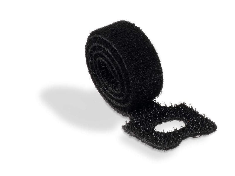 DURABLE Klett-Kabelbinder Cavoline Grip Tie, Schwarz Klett-Kabelbinder mit Schlaufe