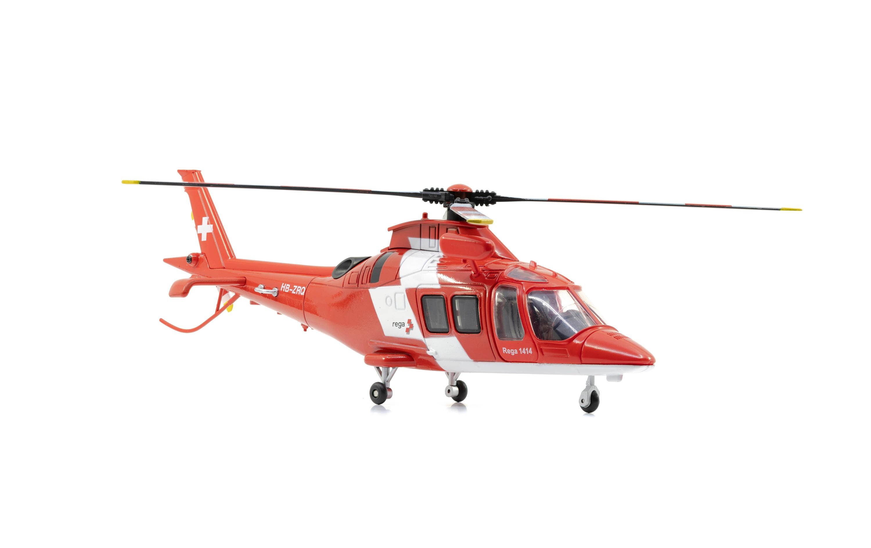 Toy Leonardo AW109 Rega Helikopter 1:48Helikopter Modellbausatz