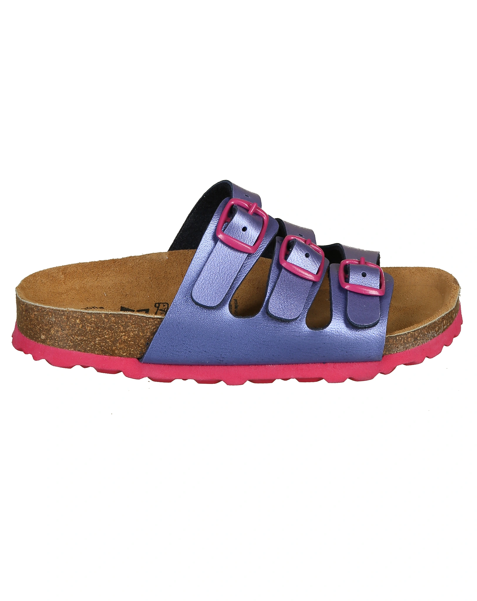 Pantoletten BIOLKids in lila/pink