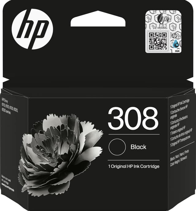 HP 308 blækpatron (sort)