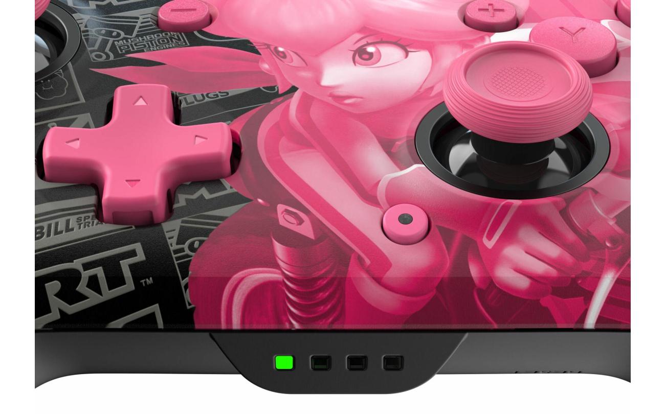 Switch PDP - Wireless Controller GLOW Mario Kart Grand Prix Peach