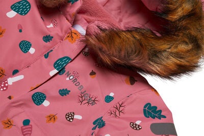 Nordbjørn Vindö Babydress, Mushroom Kaboom Pink
