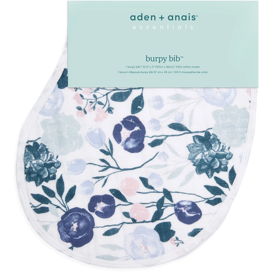 aden + anais™ essentials Baumwoll-Musselin-Baby-Lätzchen flowers bloom