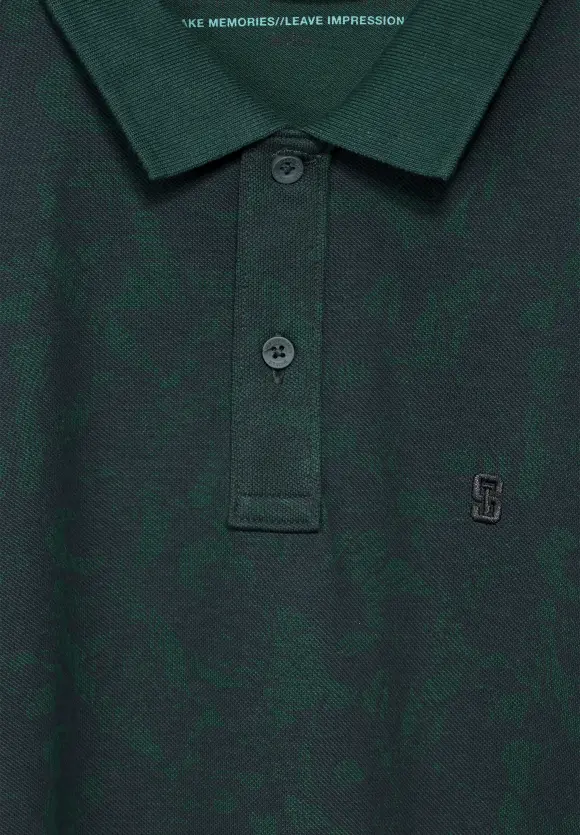 Piquée Poloshirt - dark urban green