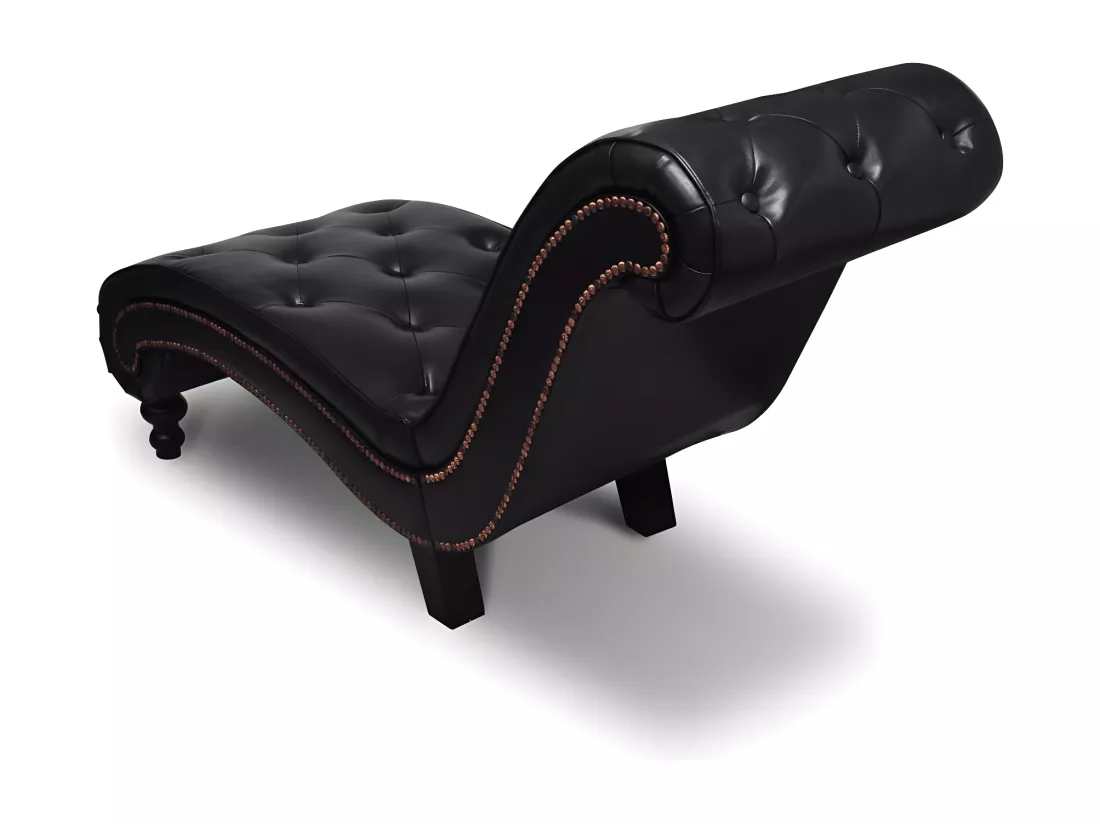 Chaise longue Marron Similicuir