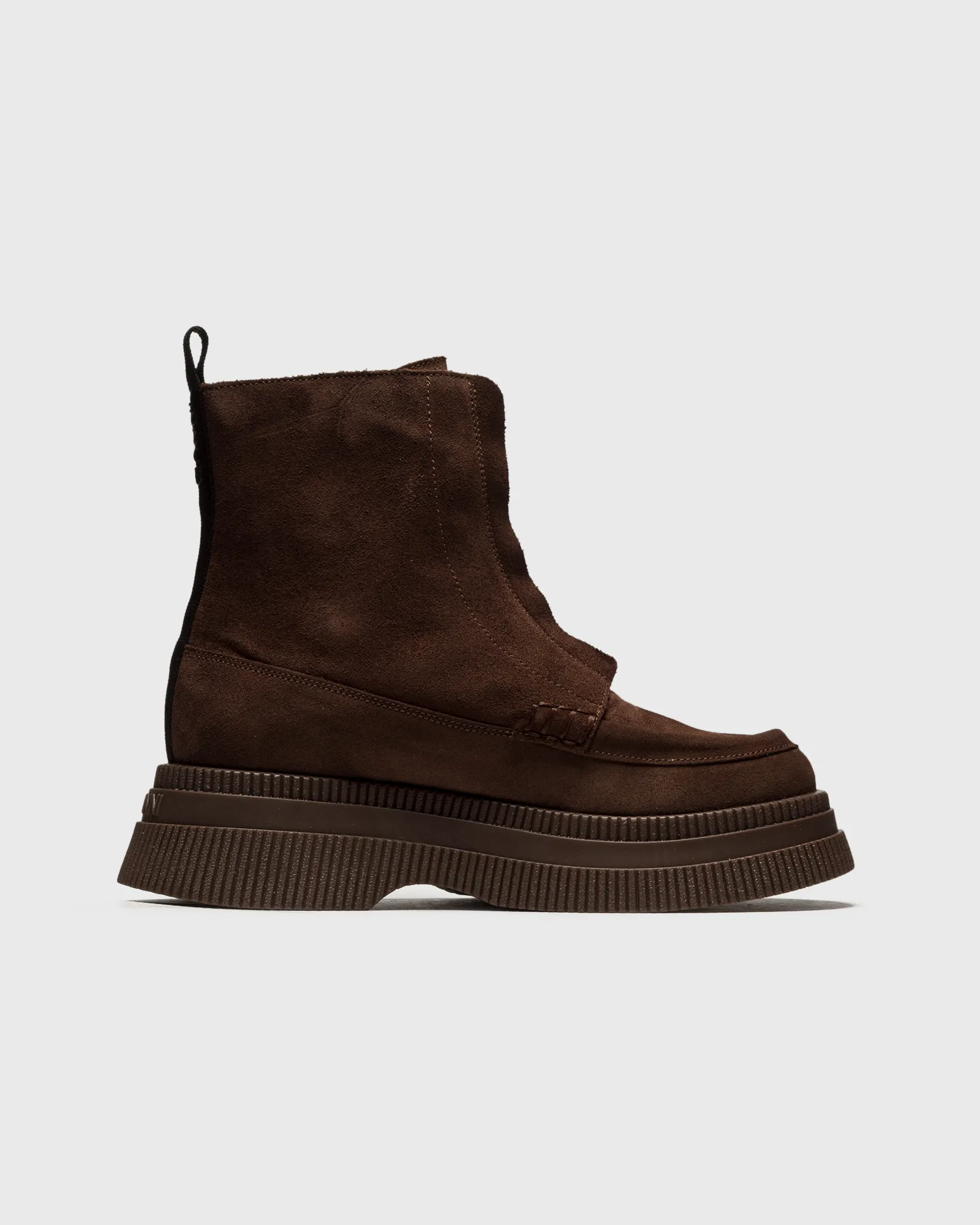 Ganni Creepers Wallaby Zip Boot Suede