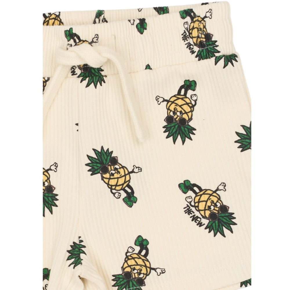 Køb THE NEW Siblings Gardenia Aop Tnsttravis Rib Shorts