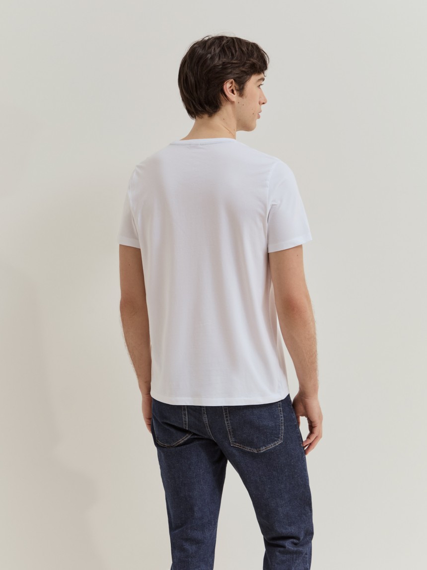 T-shirt em algodão com estampado