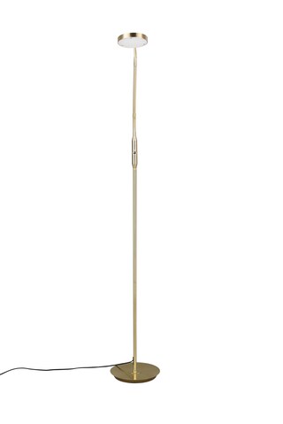 TRIO LED Stehlampe MONZA mattmessing