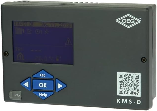OEG Heizungsregler KMS-D Steuerung Regelung Norm-Einbaumaßen von 144 x 96 mm
