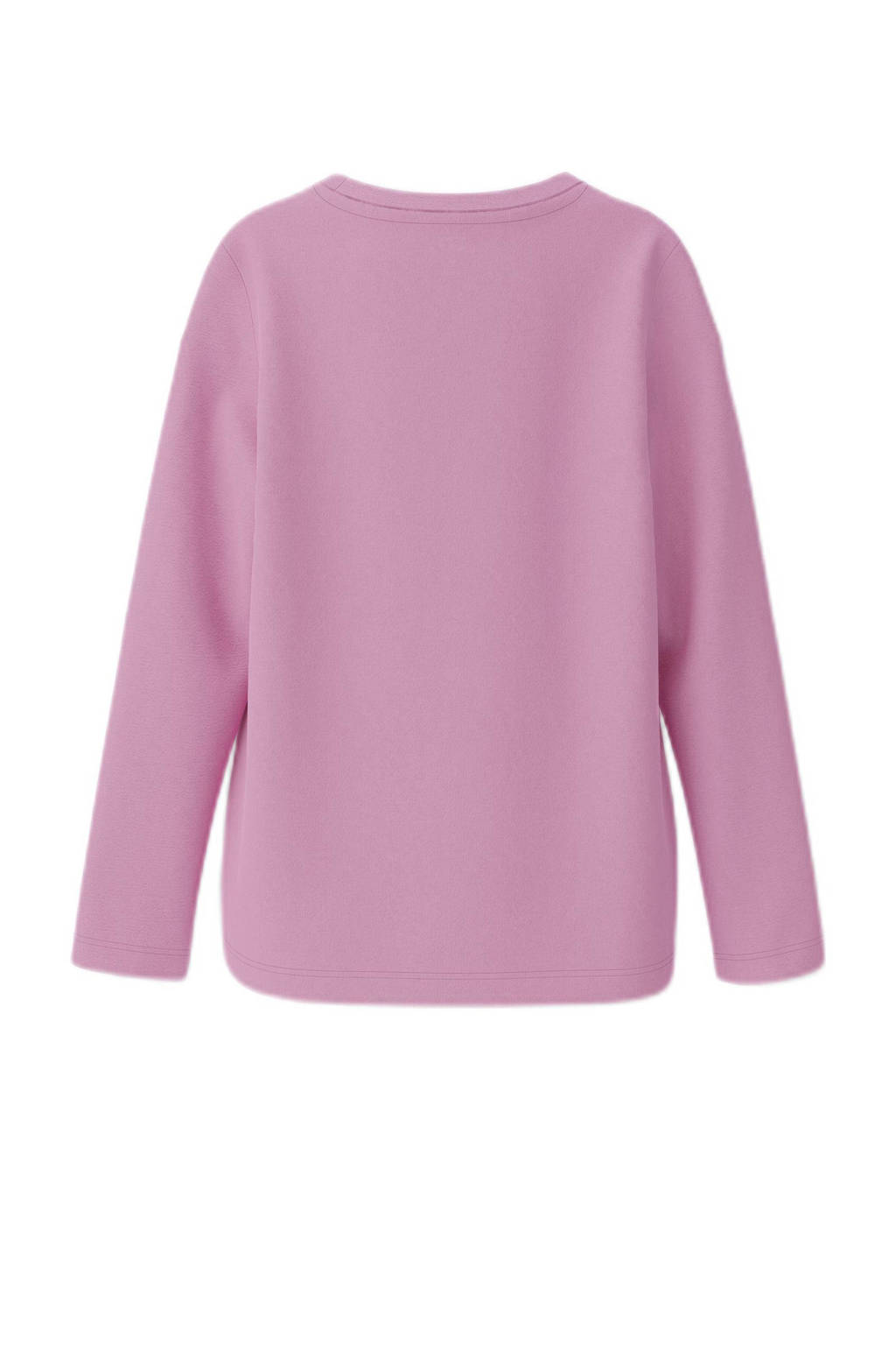 NAME IT longsleeve NKFOLISIA met printopdruk roze
