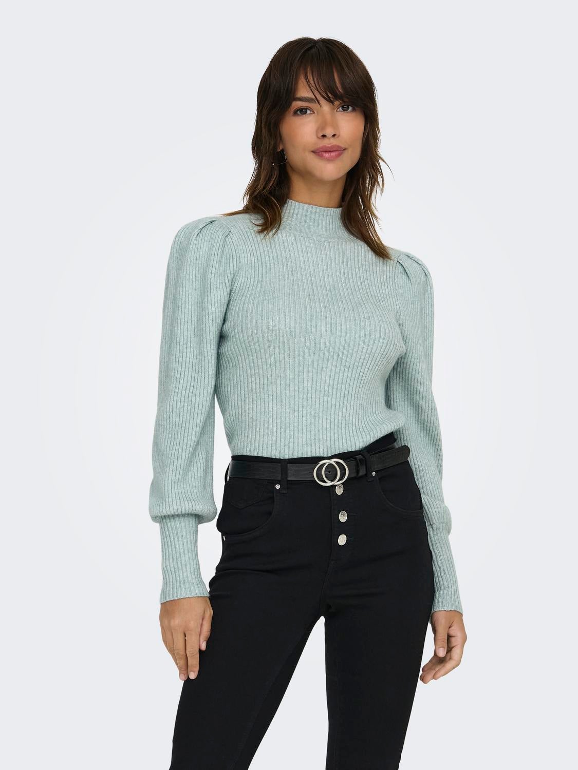 ONLKATIA Strickpullover Gray Mist