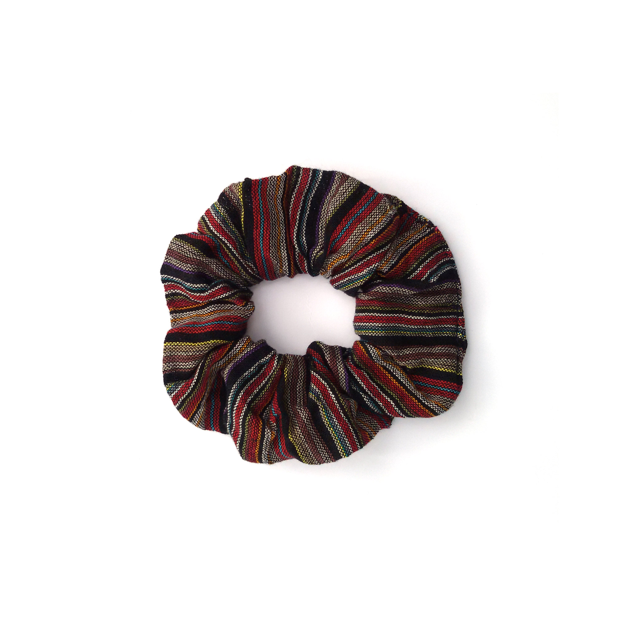 Scrunchy 'Tulsa' beige-burgund, aus Baumwolle günstig bestellen