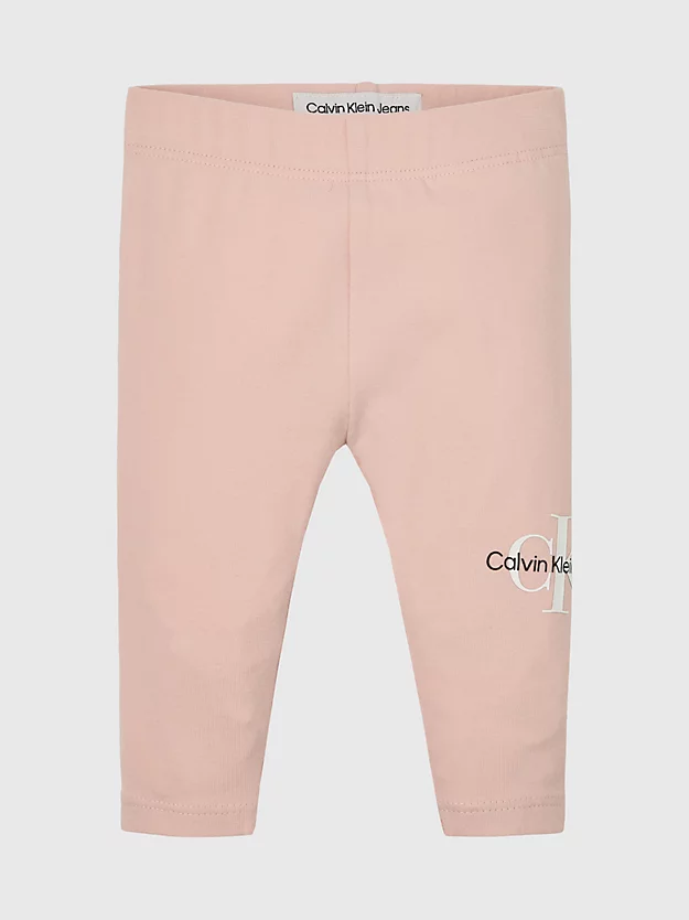 Leggings com logotipo para recém-nascidos