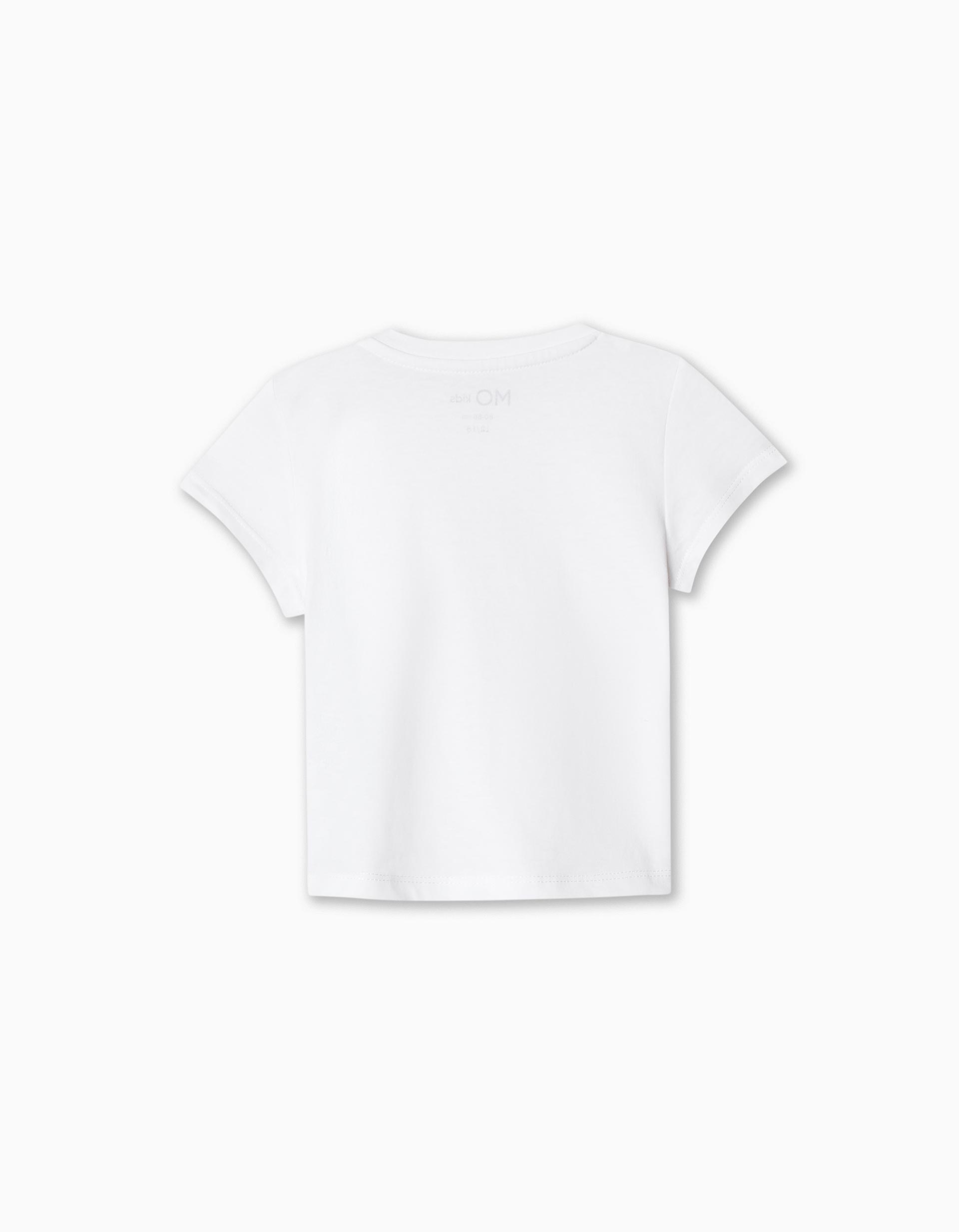 T-shirt Lisa, Menina, Branco