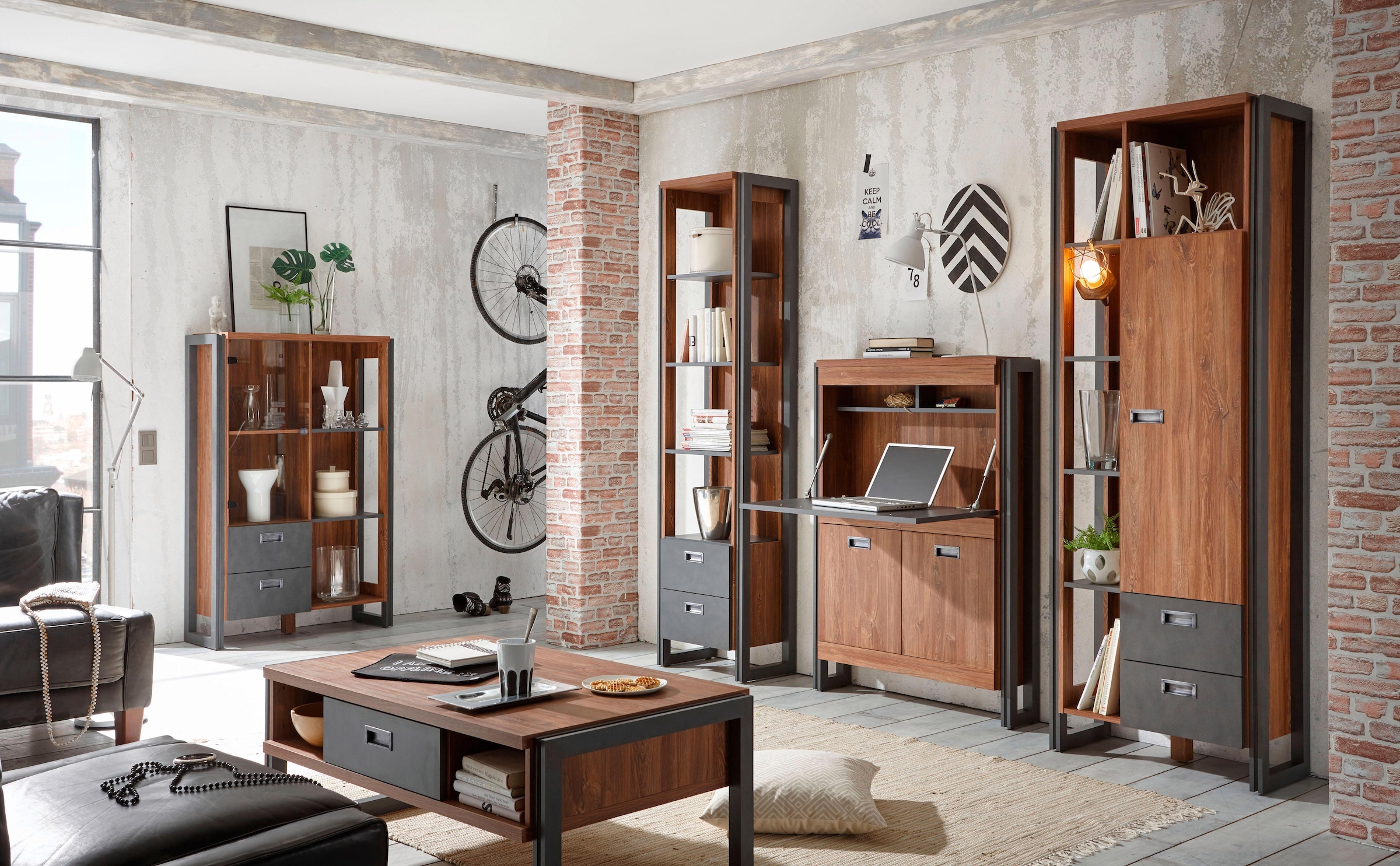 Home affaire Highboard »Detroit« Höhe ca. 140 cm