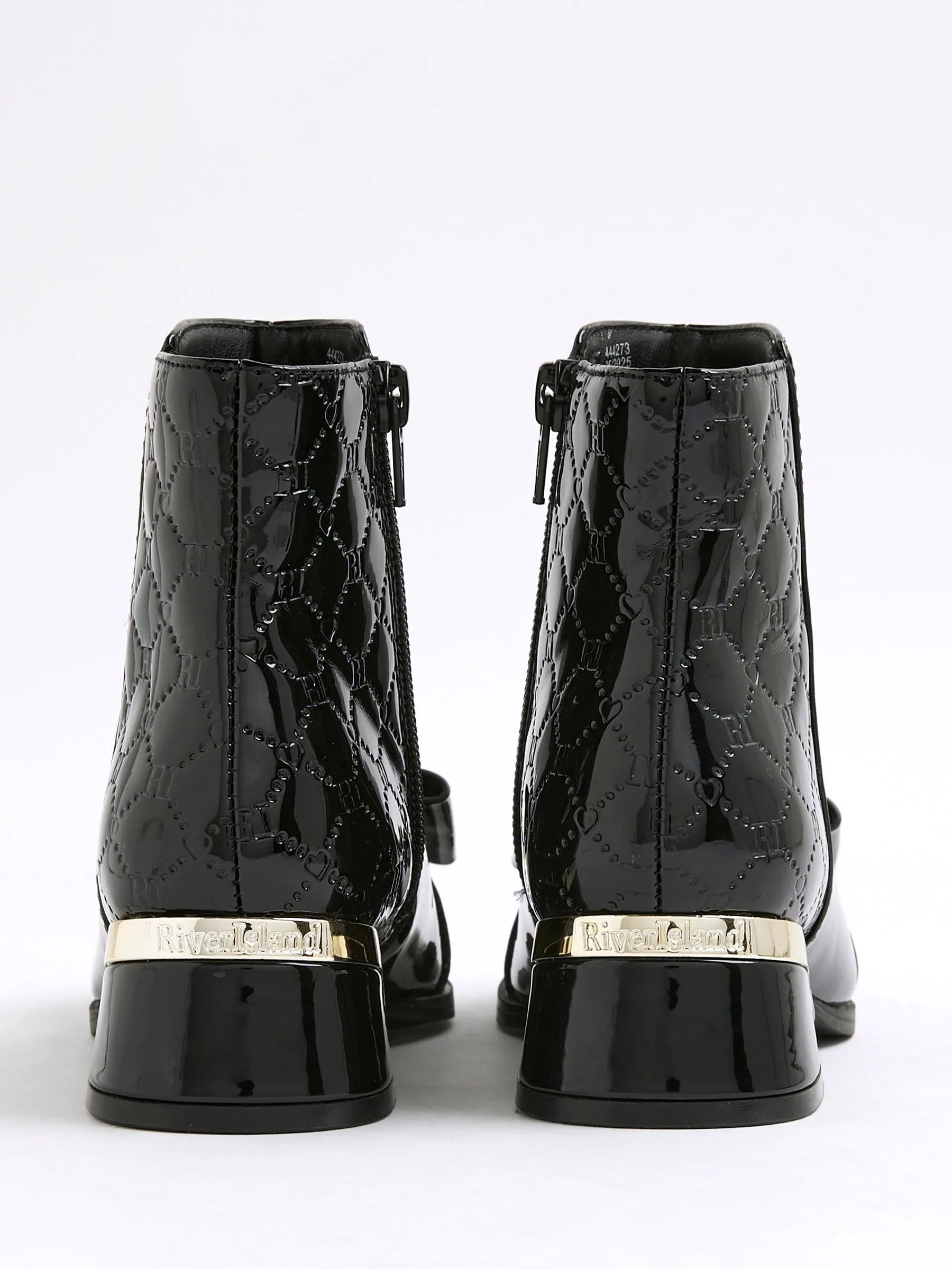 River Island Bow Front Heeled Boots