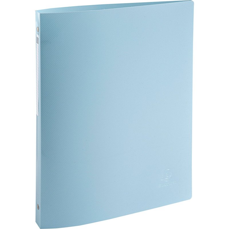 Classeur 4 anneaux plastifié Bee Blue Exacompta - Dos 2 cm couleurs assorties