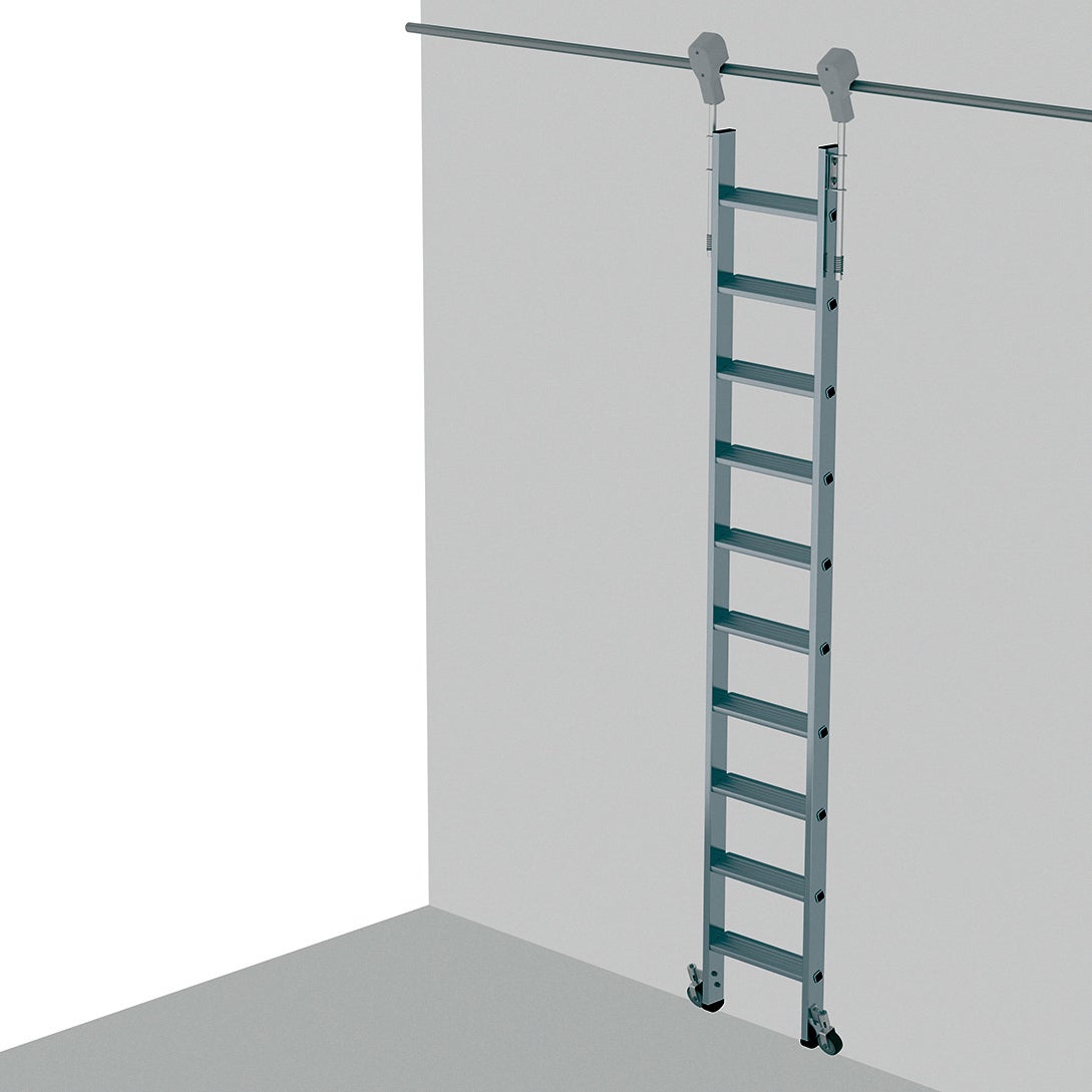 Zarges mobiele stellingladder Comfortstep Trec LH 9 treden