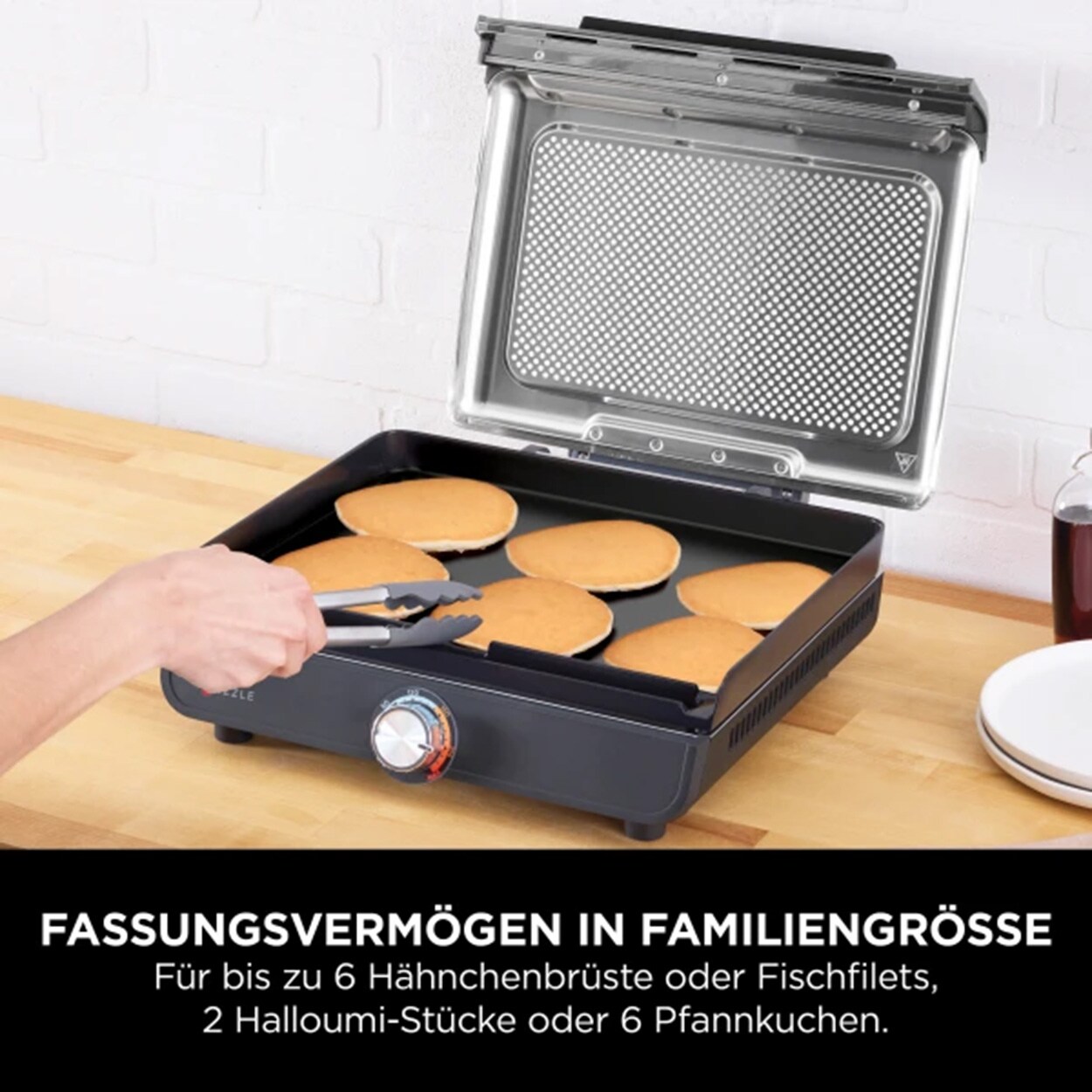 Ninja GR101EU Sizzle schwarz Elektrogrill