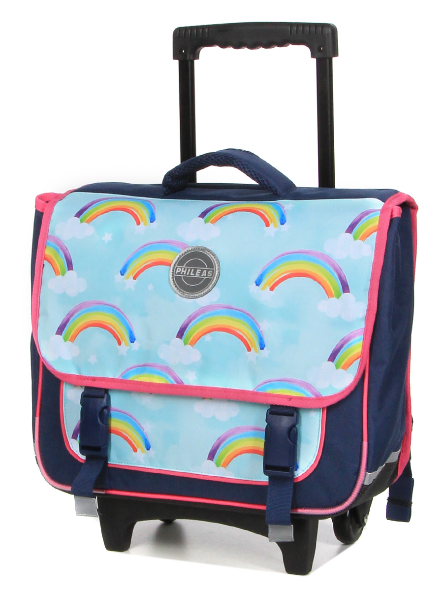 Cartable À roulettes PhilÀas Wild Rainbow 38 cm