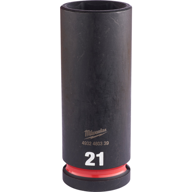 Milwaukee slagdop Shockwave 1/2 lang 21mm