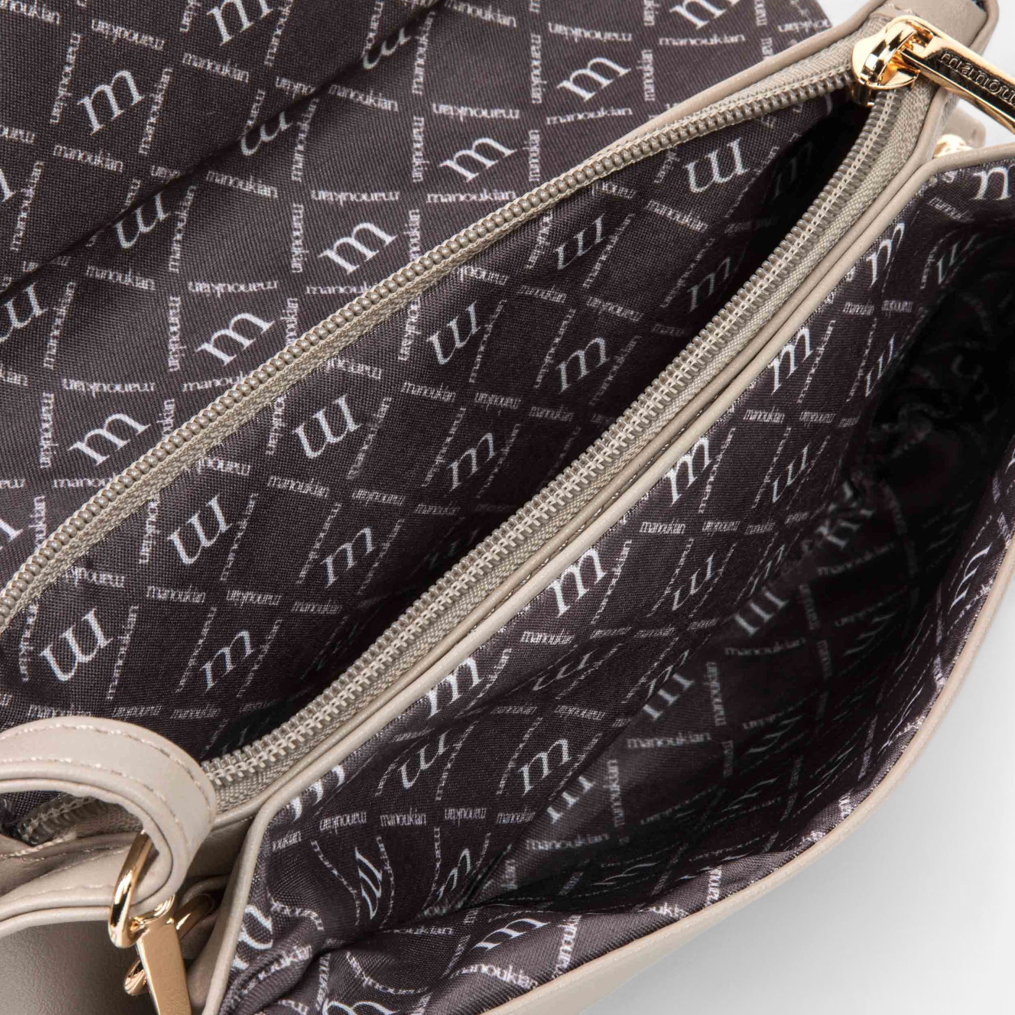 Sac bandoulière beige