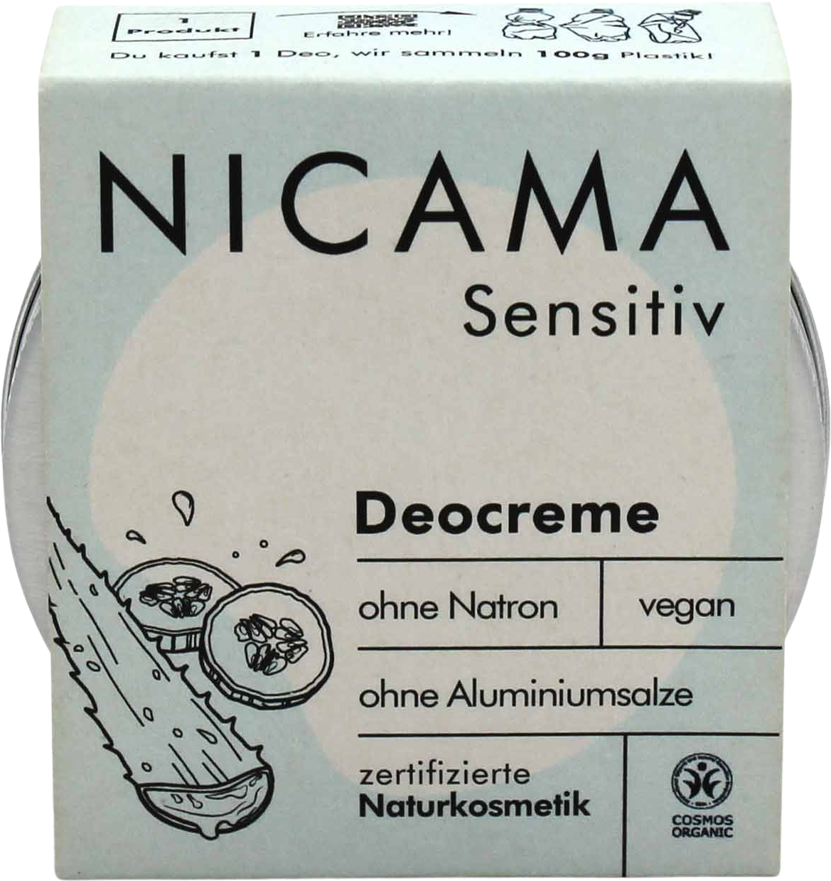 NICAMA  Deocreme Sensitiv, 45 g
