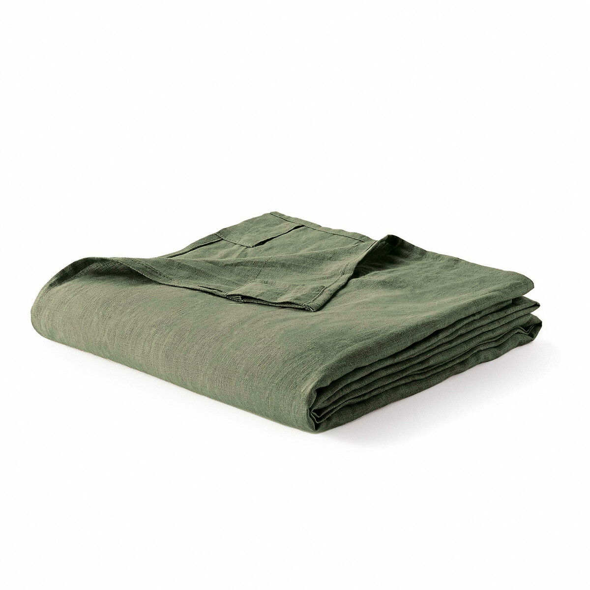 LA REDOUTE INTERIEURS<br>Cortina de linho lavado com laços ocultos, radiador, Onega