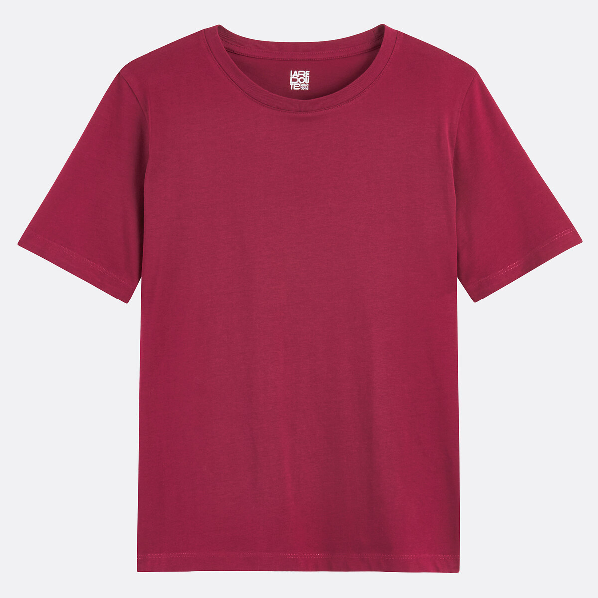 COLEÇÃO LA REDOUTE<br>Camiseta com gola redonda e mangas curtas