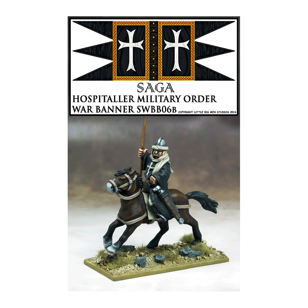 Saga - Bannière de Guerre Hospitaliers et Porteur