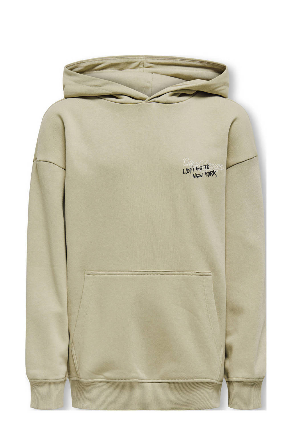 ONLY hoodie KOBRAMON beige